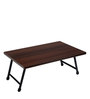 Kudo Portable Table in Brown Finish