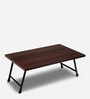 Kudo Portable Table in Brown Finish