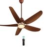 KUHL Luxus C5 1400 MM 5 Aerodynamic Blades Reverse Mode Celling Fan, Brown