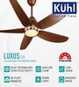 KUHL Luxus C5 1400 MM 5 Aerodynamic Blades Reverse Mode Celling Fan, Brown