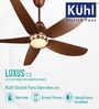KUHL Luxus C5 1400 MM 5 Aerodynamic Blades Reverse Mode Celling Fan, Brown