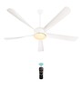 KUHL Platin D15 Stylish BLDC High Air Flow with Aerodynamic Blades Fan (White)