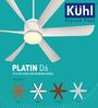 KUHL Platin D6 1500 MM 6 Aerodynamic Blades Reverse Mode Celling Fan, White