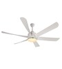 KUHL Platin D6 Stylish BLDC Fan, 38W6 Aerodynamic ABS Blades, Down Light Operate Via Remote-Mobile-Alexa, 5-Star Rated, White
