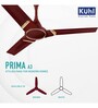 KUHL Prima A3 Stylish BLDC Fan, 28W, Low Noise 5-Star Rated, Brown