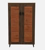 Kumi 2 Door Shoe Cabinet in Dual  Finish