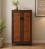 Kumi 2 Door Shoe Cabinet in Dual  Finish