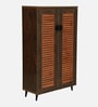 Kumi 2 Door Shoe Cabinet in Dual  Finish