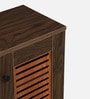 Kumi 3 Door Shoe Cabinet in Wenge Finish