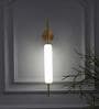 Kuombi Integrated LED Metal 3-Light Wall Light (Milky White)