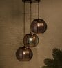 Kura Black Metal Cluster Hanging Light