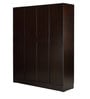 Kuruma 4 Door Wardrobe in Wenge Finish with Lock