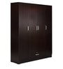 Kuruma 4 Door Wardrobe in Wenge Finish with Lock