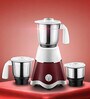 KUTCHINA  500W Mixer Grinder for Kitchen with 3 Jars (White, Maroon)