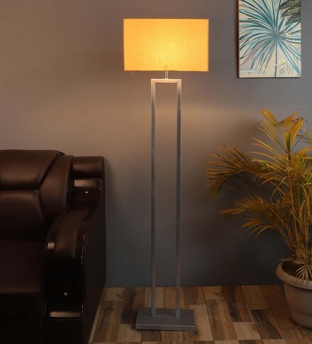 floor lamps silver base