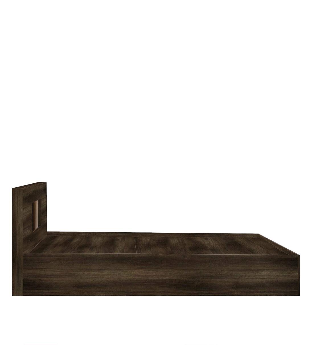 Buy Kyoto King Size Bed in Baton Oak Colour by Trevi Furniture Online