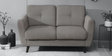 Kylie Fabric 2 Seater Sofa In Sandy Brown Colour