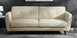 Kylie Fabric 3 Seater Sofa In Beige Colour