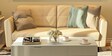 Kylie Fabric 3 Seater Sofa In Beige Colour