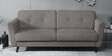 Kylie Fabric 3 Seater Sofa In Sandy Brown Colour