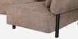 Kyoto Fabric LHS Sectional Sofa (3 + Lounger) In Dark Brown Colour