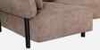 Kyoto Fabric RHS Sectional Sofa (3 + Lounger) In Dark Brown Colour