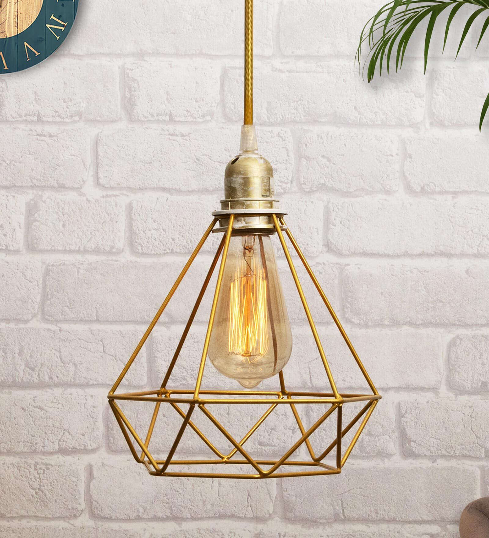 Kyala Gold Metal Hanging Light
