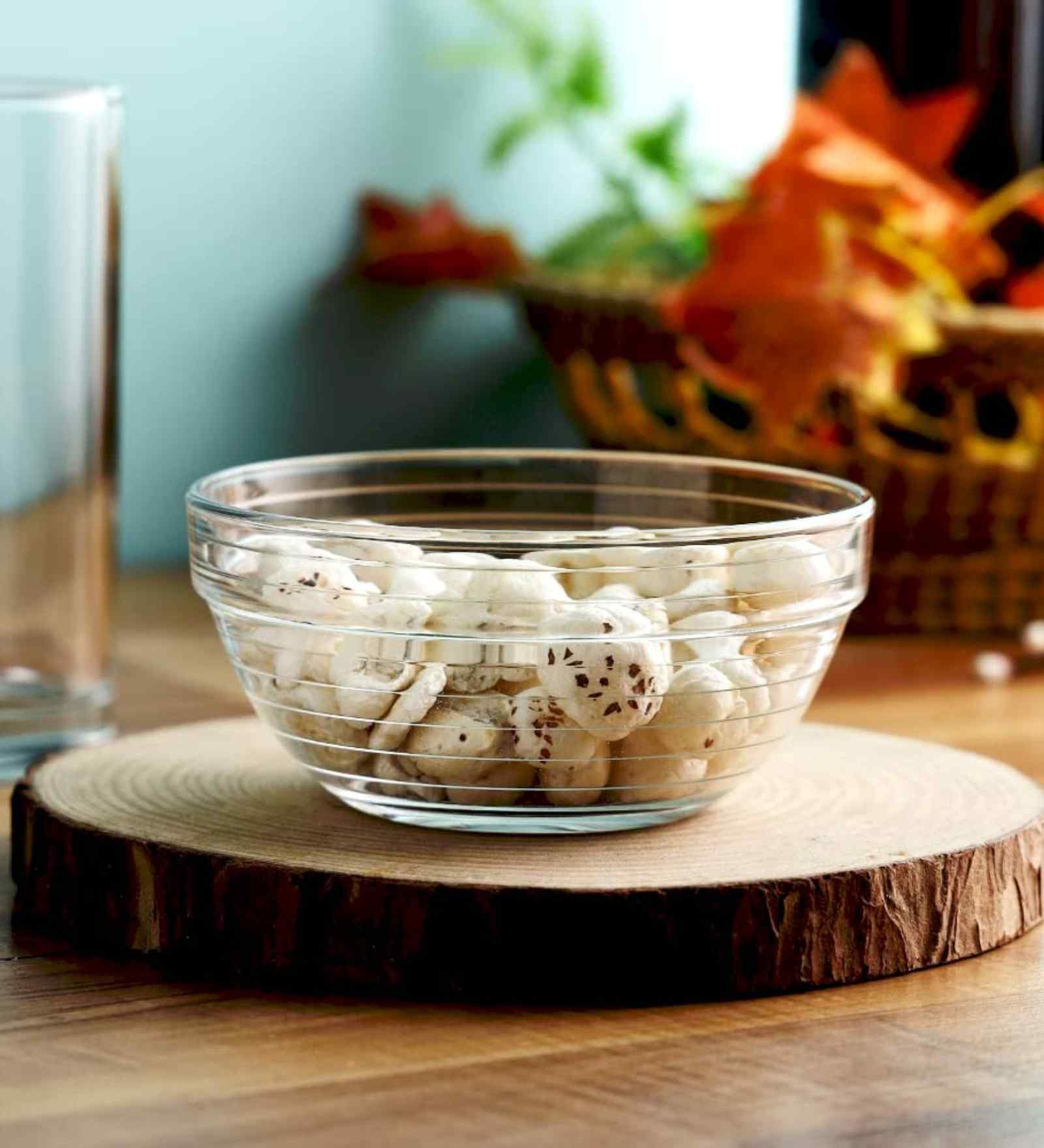 Kyklos Set of 6 Crystal Lead Free Glass 370ml Stackable Bowls