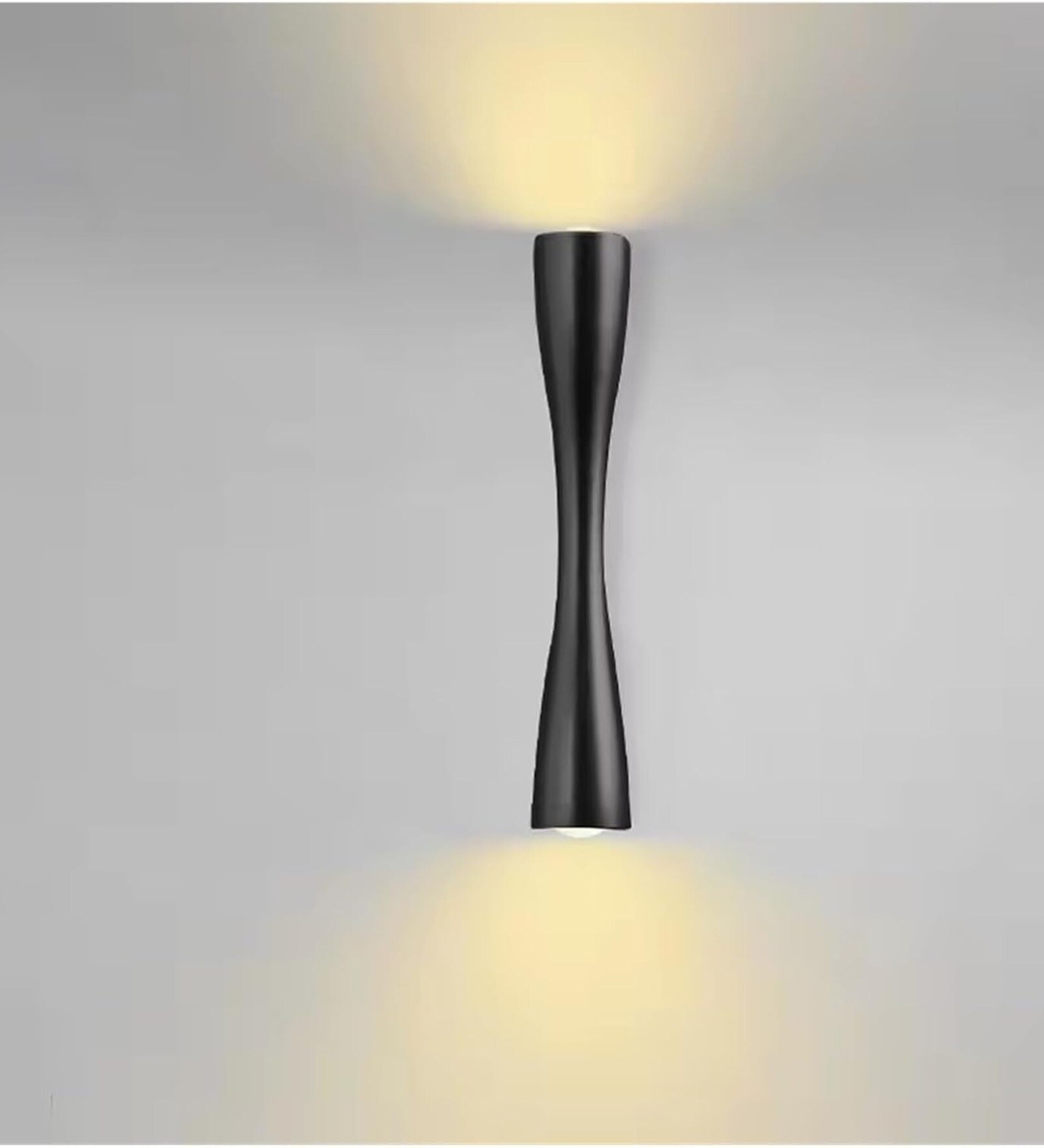 Kyoto Sand Black LED Wall Sconce Up-Down Light