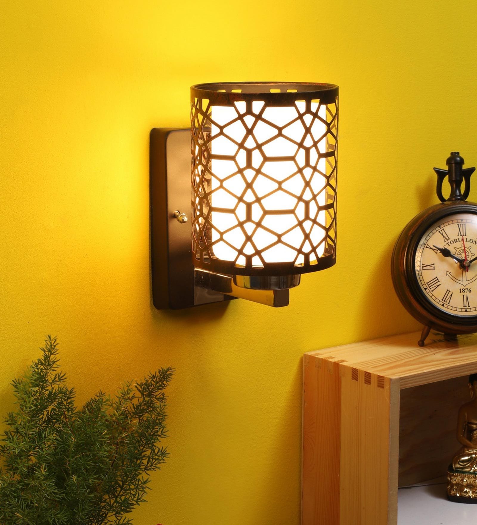 Timaru Black Metal Wall Sconces