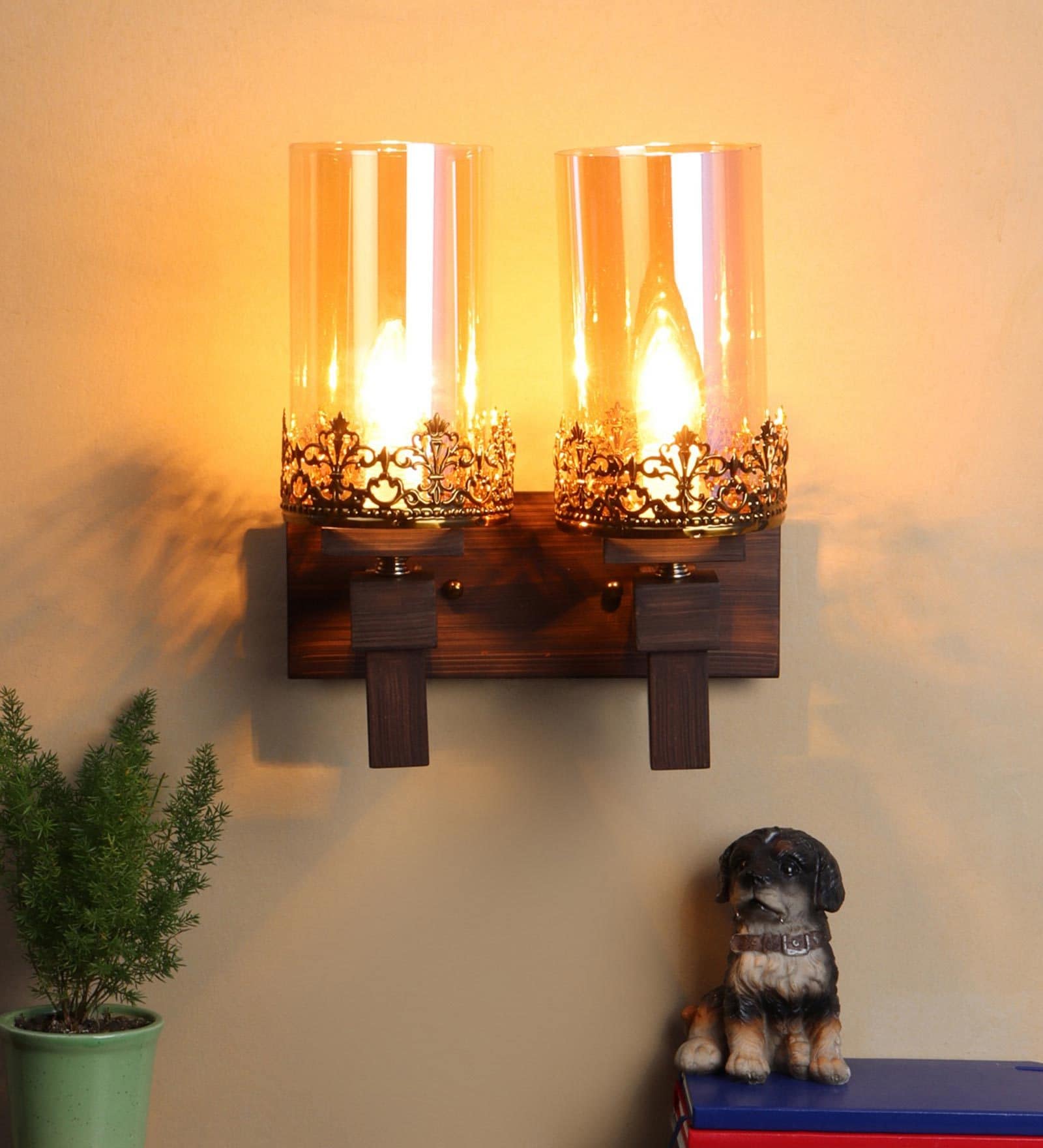 Kyros Wooden Wood Wall Light