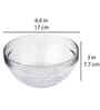 Kyklos Set of 6 Crystal Lead Free Glass 1070ml Stackable Bowls