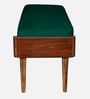 Kyler Solid Wood Bench In Intense Green Color