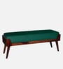 Kyler Solid Wood Bench In Intense Green Color