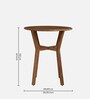Kylie Acacia Wood 2 Seater Bar Table Set In Natural Finish