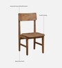 Kylie Acacia Wood 4 Seater Dining Set In Natural Finish