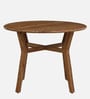 Kylie Acacia Wood 4 Seater Dining Set In Natural Finish