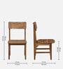 Kylie Acacia Wood 4 Seater Dining Set In Natural Finish