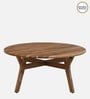 Kylie Acacia Wood Small Coffee Table In Natural Finish