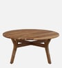 Kylie Acacia Wood Small Coffee Table In Natural Finish