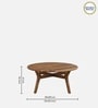 Kylie Acacia Wood Small Coffee Table In Natural Finish