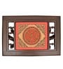 Kylie Teak Wood End Table in Walnut Finish