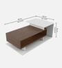 Kyo Coffee Table in Choco Walnut Colour