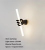 Kyoto Aura Resin LED Novelty Wall Light Black Gold