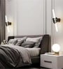 Kyoto Aura Resin LED Novelty Wall Light Black Gold