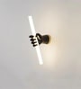 Kyoto Aura Resin LED Novelty Wall Light Black Gold