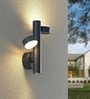 Kyoto Halo Matte Black LED Wall Sconce with Up-Down Lighting