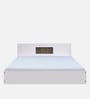 Kyoto Queen Size Bed in White Finish