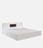 Kyoto Queen Size Bed in White Finish