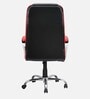 Kyoto Leatherette High Back Executive Chair in Black & Red Colour